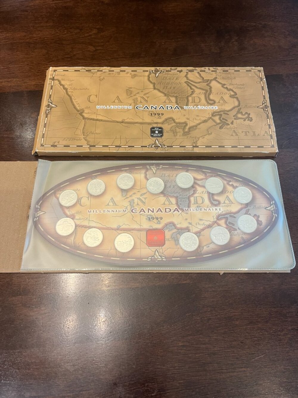 ROYAL CANADIAN MINT 1999 Commemorative Coin Set Untouched in Box Collectible